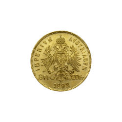 6,45g - 8 Zlatník FJI. 1892
